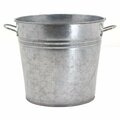 Next2Nature Galvanized Steel Planter - Pail 12&apos;D x 12&apos;H NE3005177